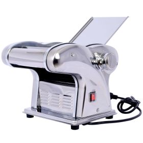 Electric Pasta Maker Noodle Maker Pasta Making Machine Dough Roller Cutter Thickness Adjustable Stainless Steel US 110V 135w 3 Blades Type 2.5mm