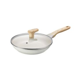 Frying PanMacadamia Coloured Non-Stick Pan 28cm Omelette PanSteak Pan EJ28LAP01