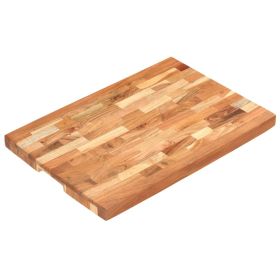 vidaXL Chopping Board 23.6"x15.7"x1.6" Solid Wood Acacia (Option: as picture)