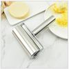 1pc, Baker Roller, 360 Degree Rolling Baker Roller, Stainless Steel Roller For Baking, Creative Stainless Steel Dough Roller, Non-stick Pastry Roller